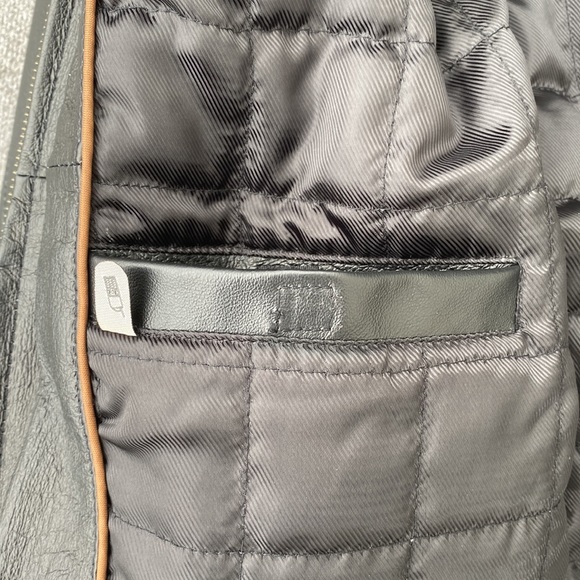 Lined Leather Jacket - Picture 5 of 9